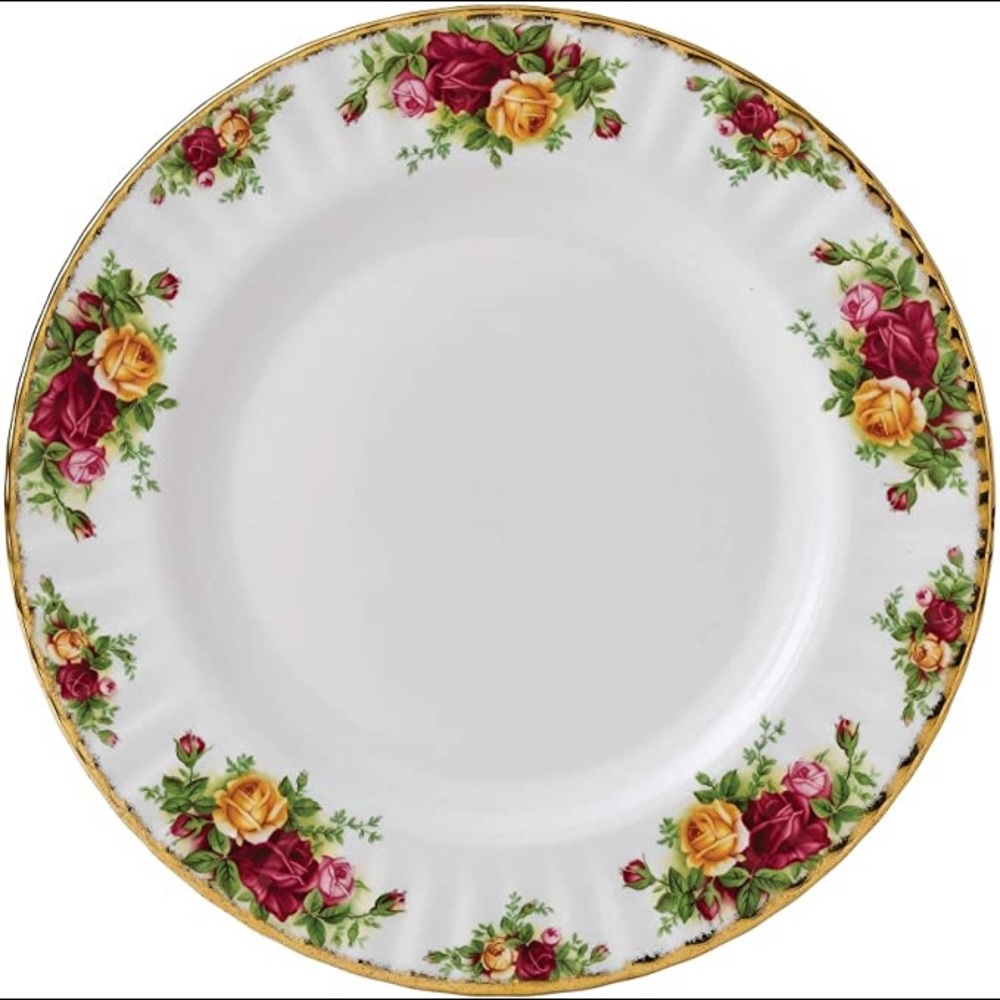 4 x Dinner Plates 27cm Old Country Roses